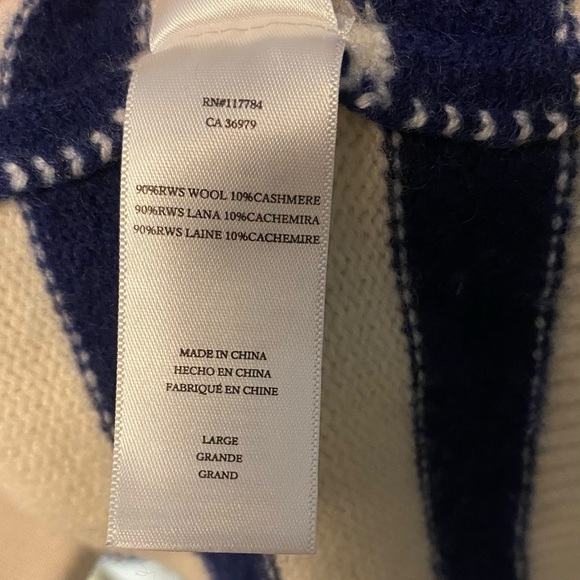 Rails Cashmere Wool Athena Sweater Size Large - Picture 11 of 11